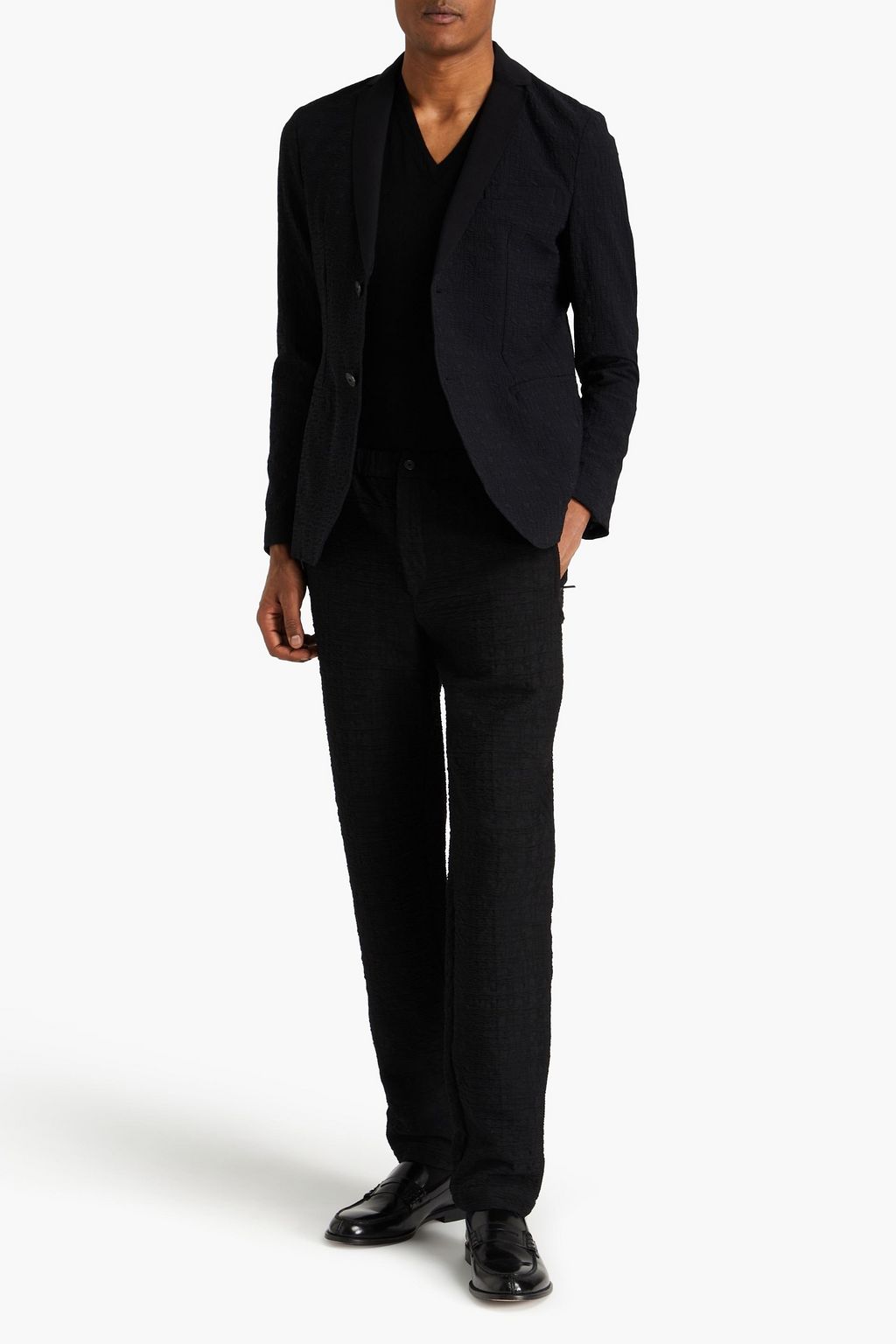 EMPORIO ARMANI Jacquard pants