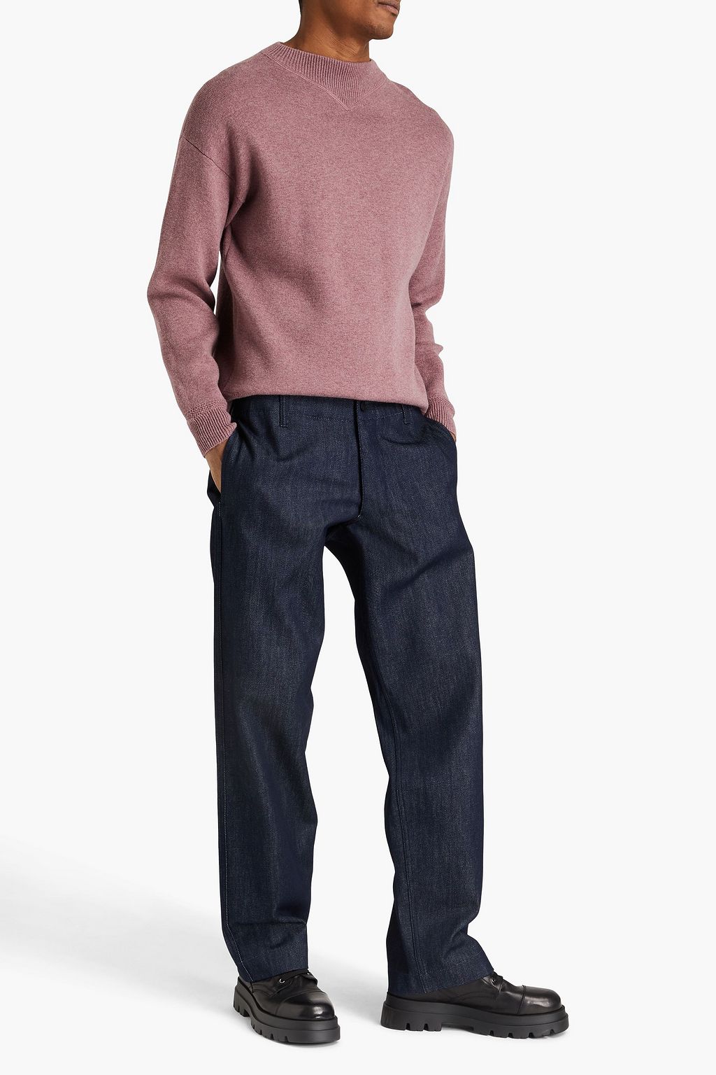 EMPORIO ARMANI Printed denim jeans