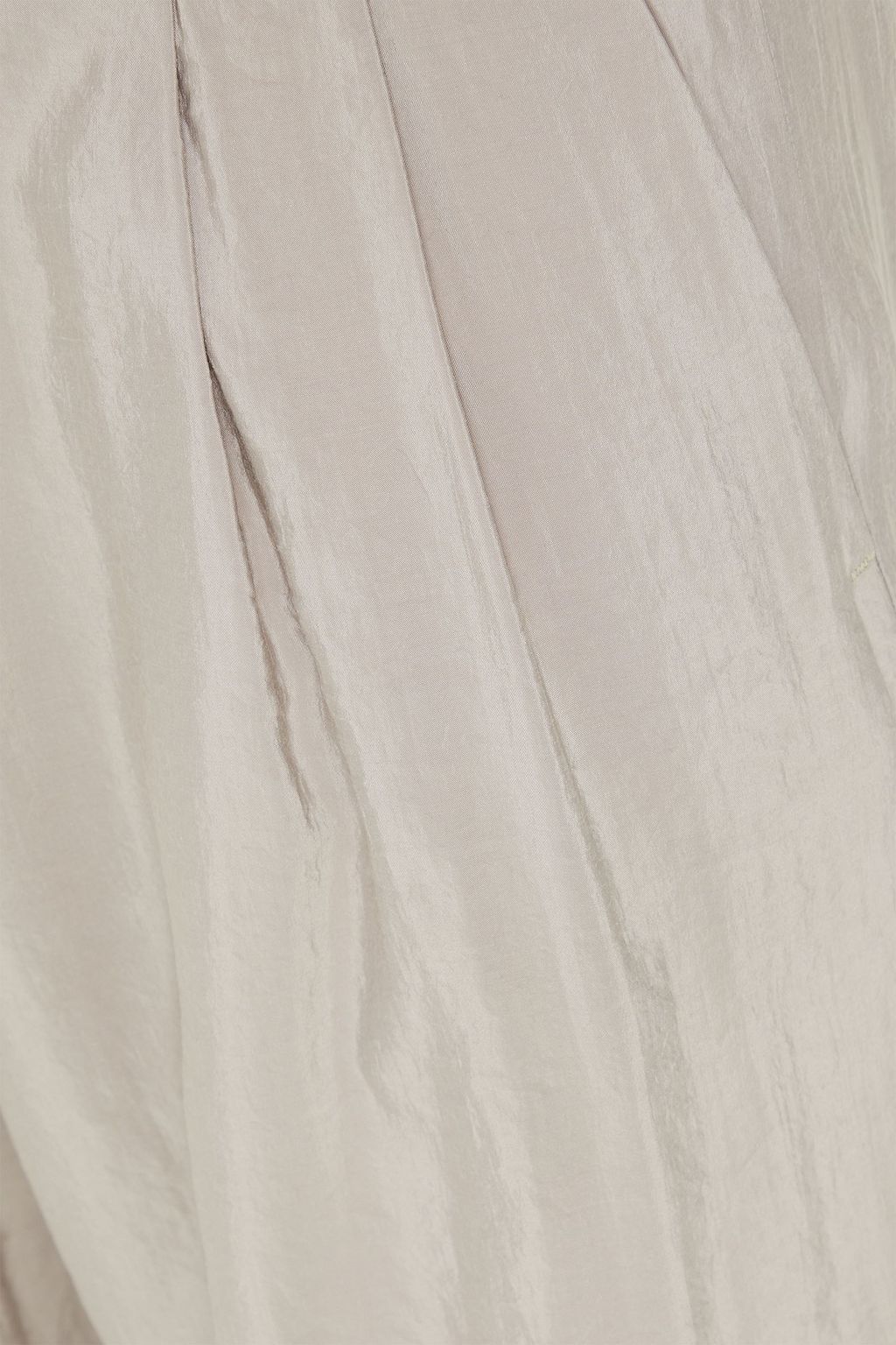 EMPORIO ARMANI Tapered silk-blend pants