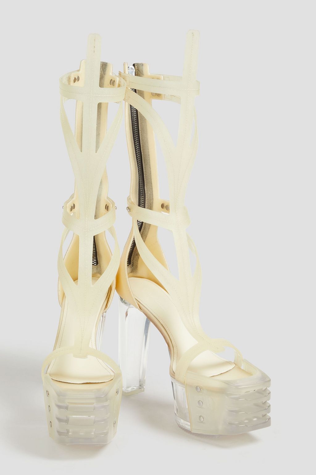 RICK OWENS Vinyl platform sandals