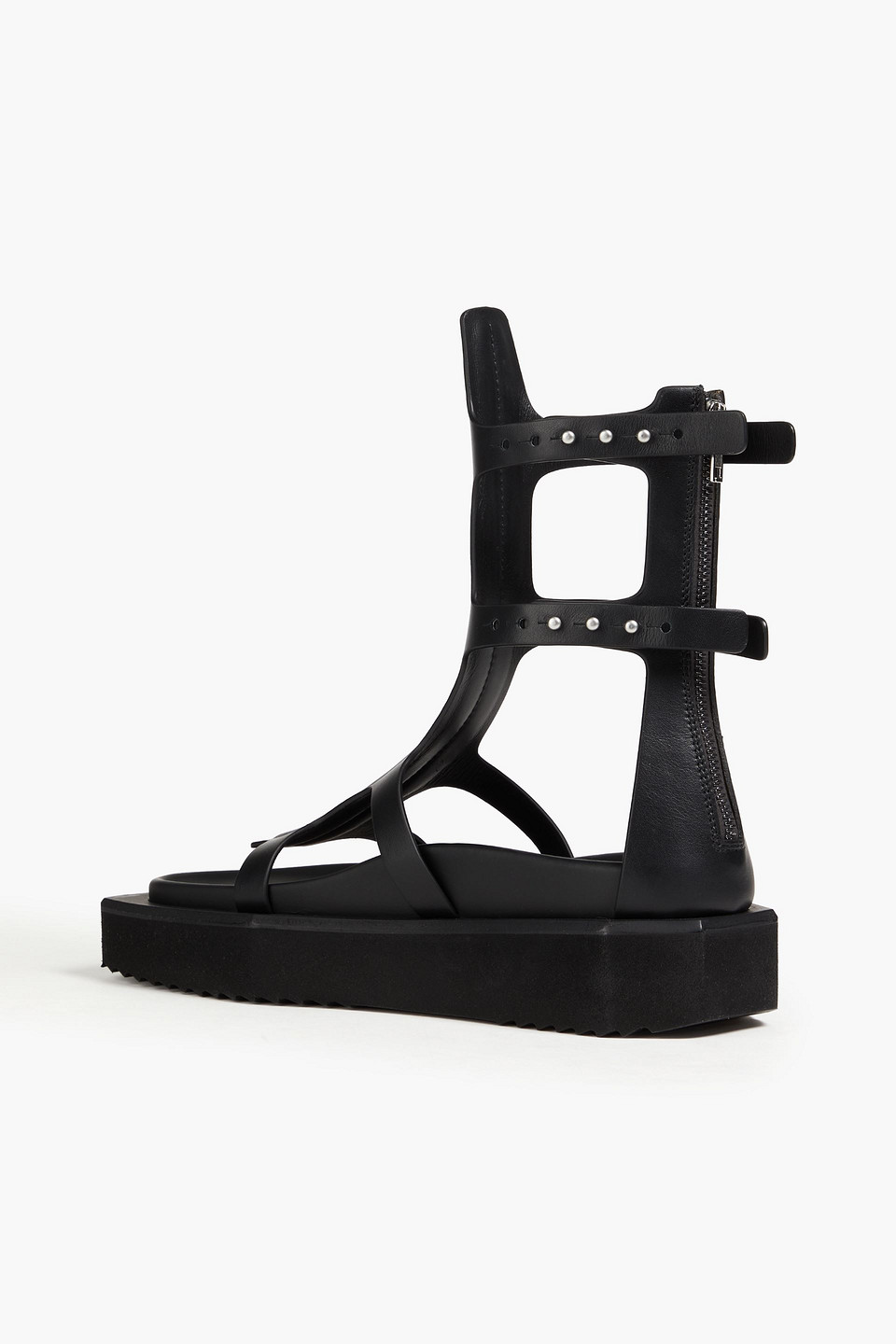 Rick Owens Woman Sandals Black Size 10 Soft Leather