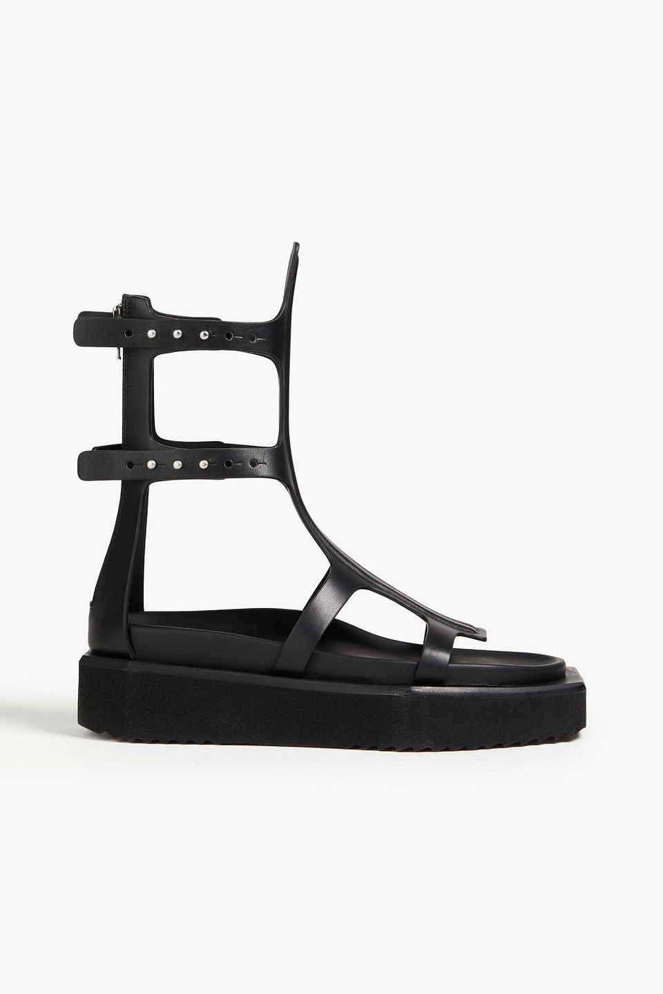 Rick Owens Woman Sandals Black Size 10 Soft Leather