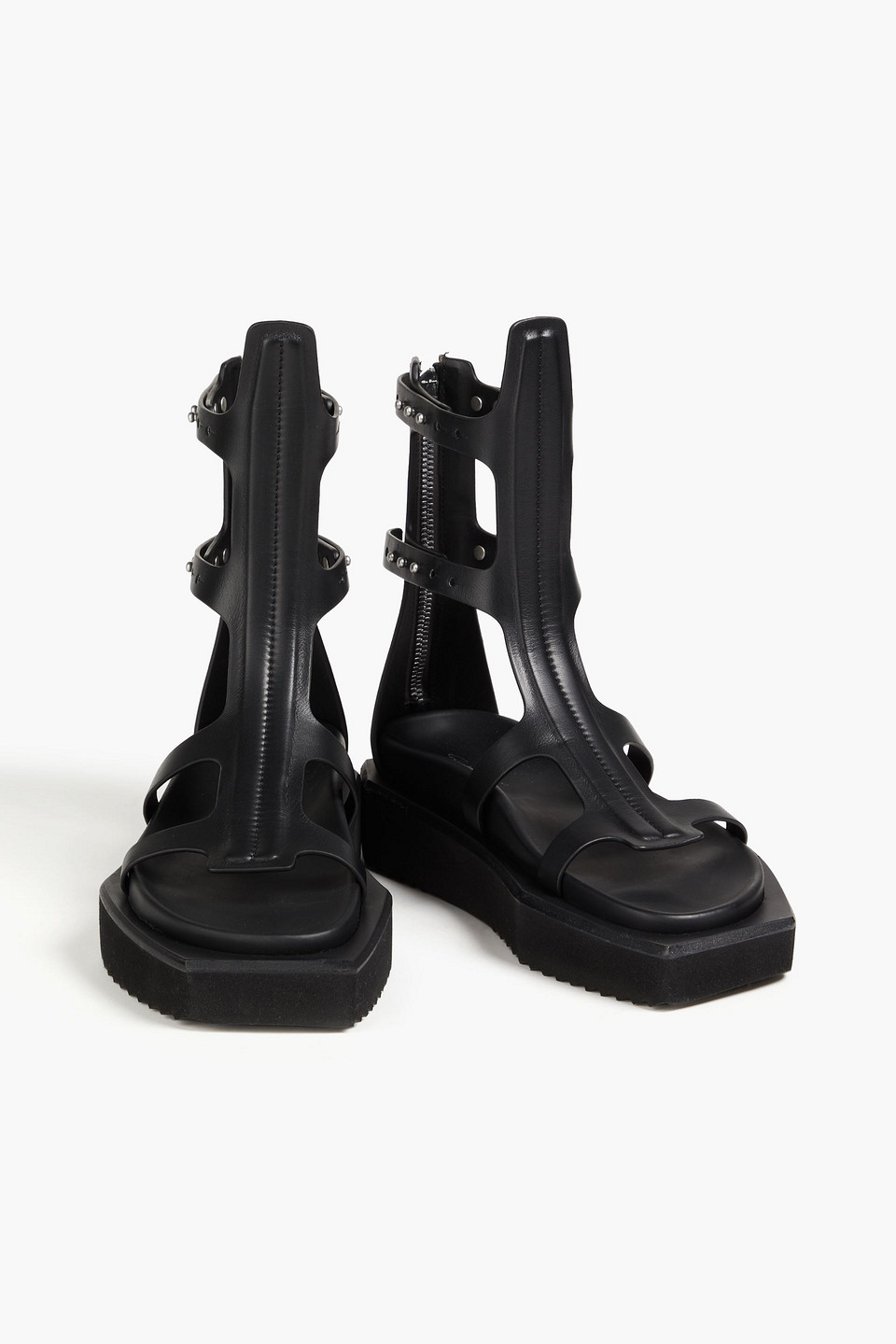 Rick Owens Woman Sandals Black Size 10 Soft Leather