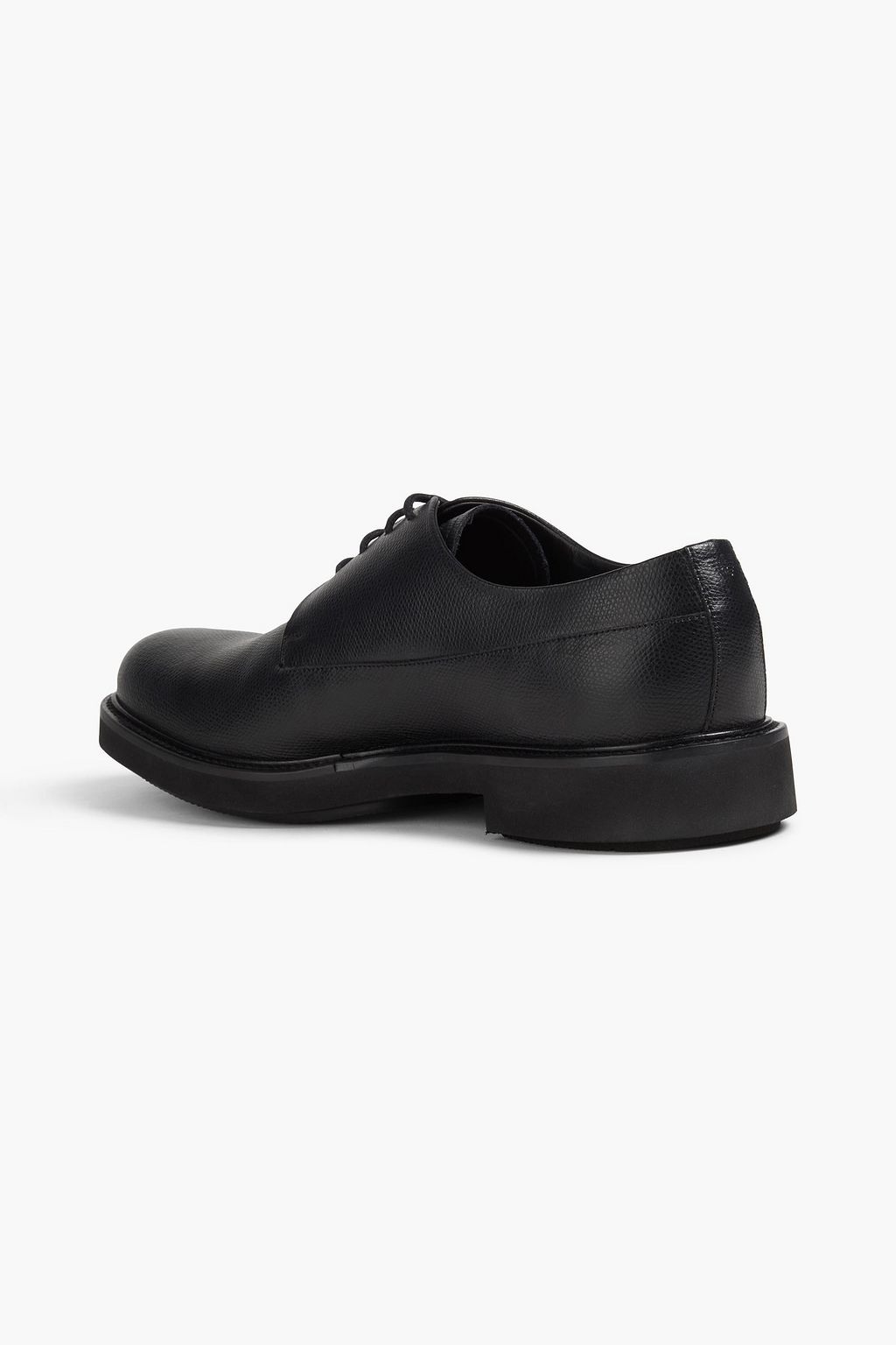 EMPORIO ARMANI Derbys aus Narbenleder