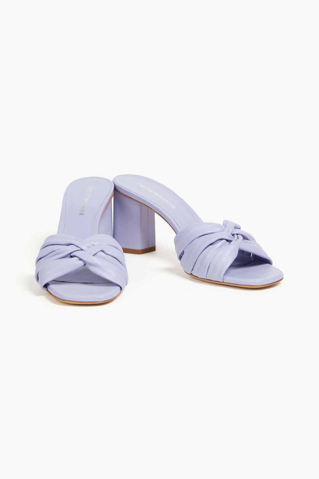 EMPORIO ARMANI 가죽 뮬