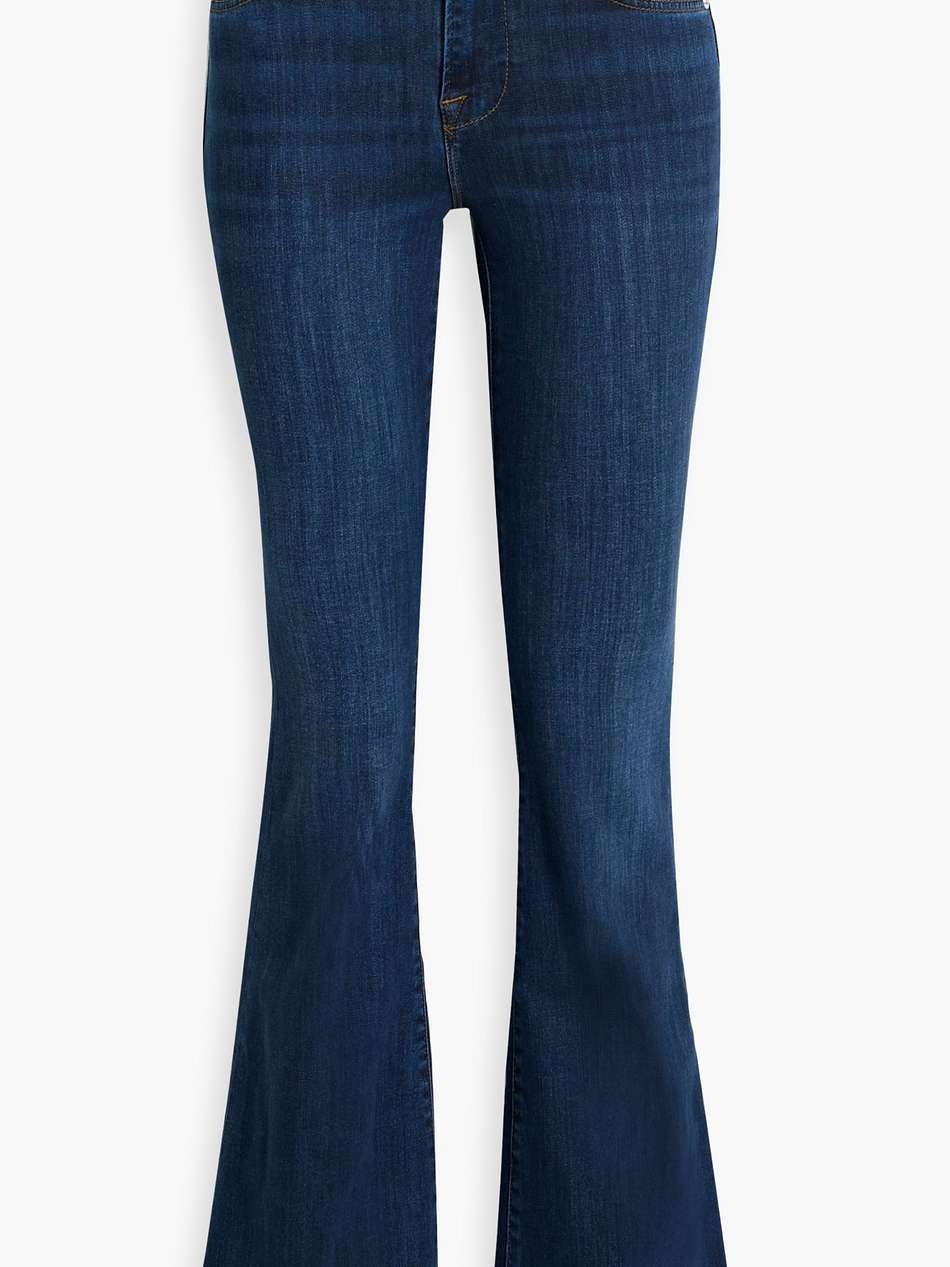 le high flare high-rise flared jeans