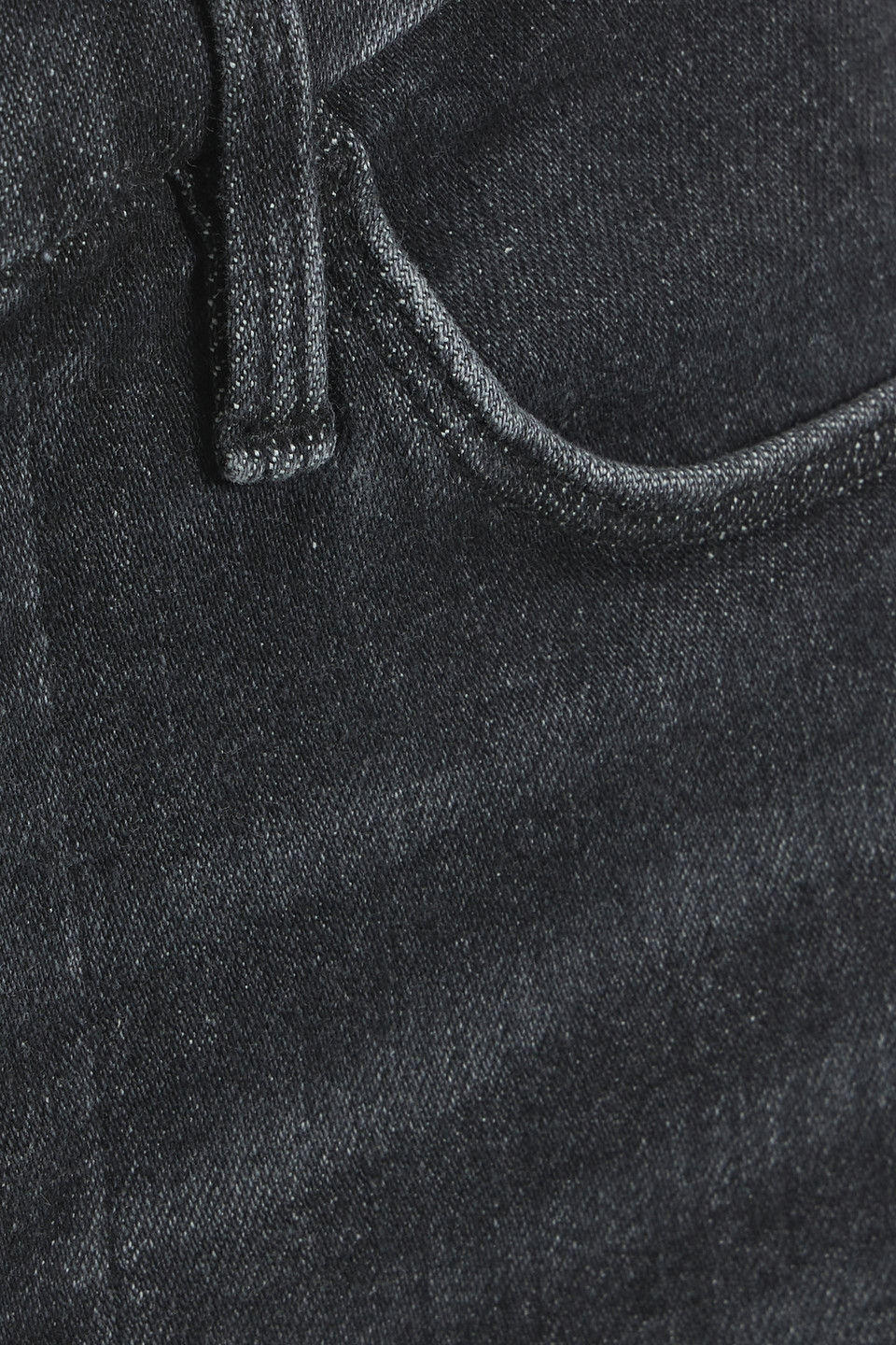 FRAME LE SUPER HIGH HIGH-RISE STRAIGHT-LEG JEANS