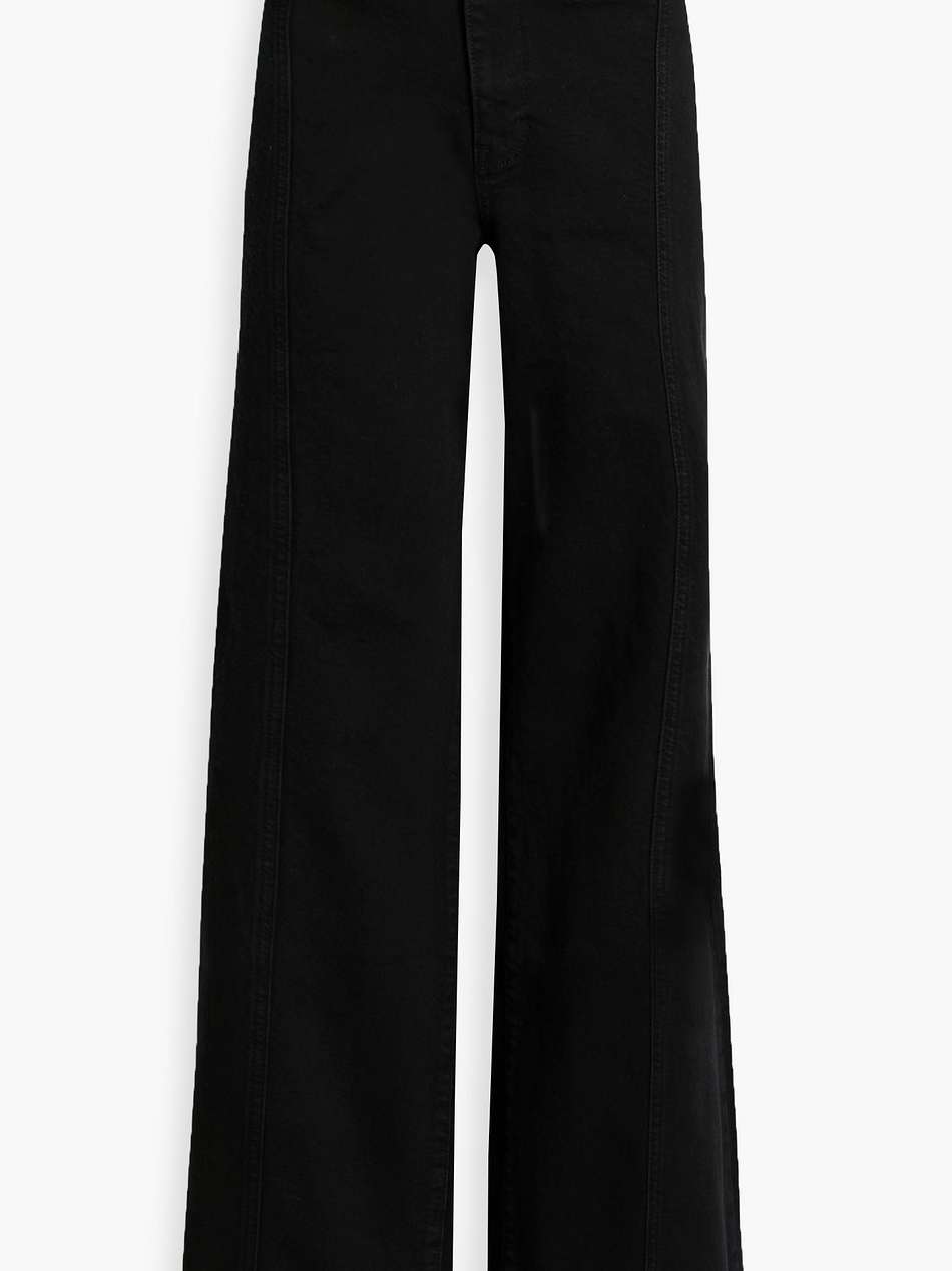 tailored high-rise wide-leg jeans