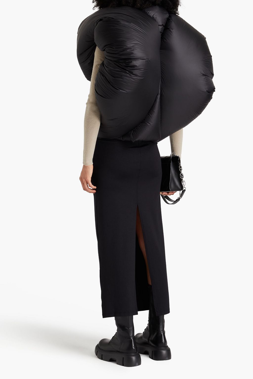 RICK OWENS فيست مصنوع من قماش عازل بتصميم مبطّن