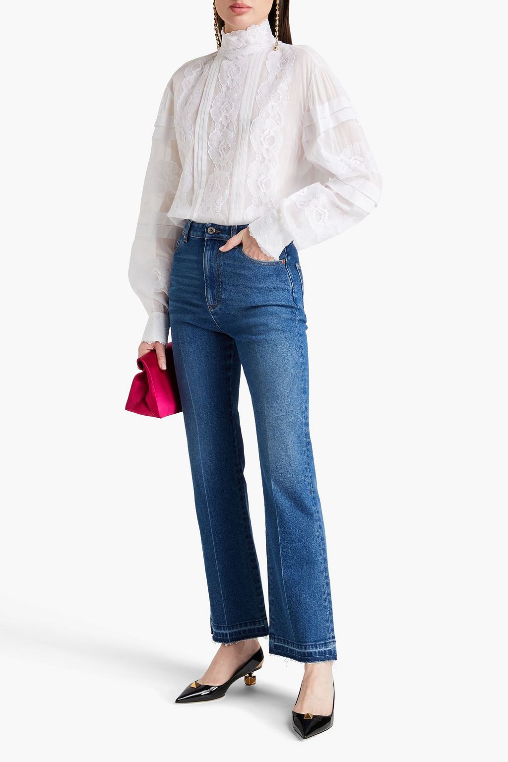 VALENTINO GARAVANI High-rise bootcut jeans