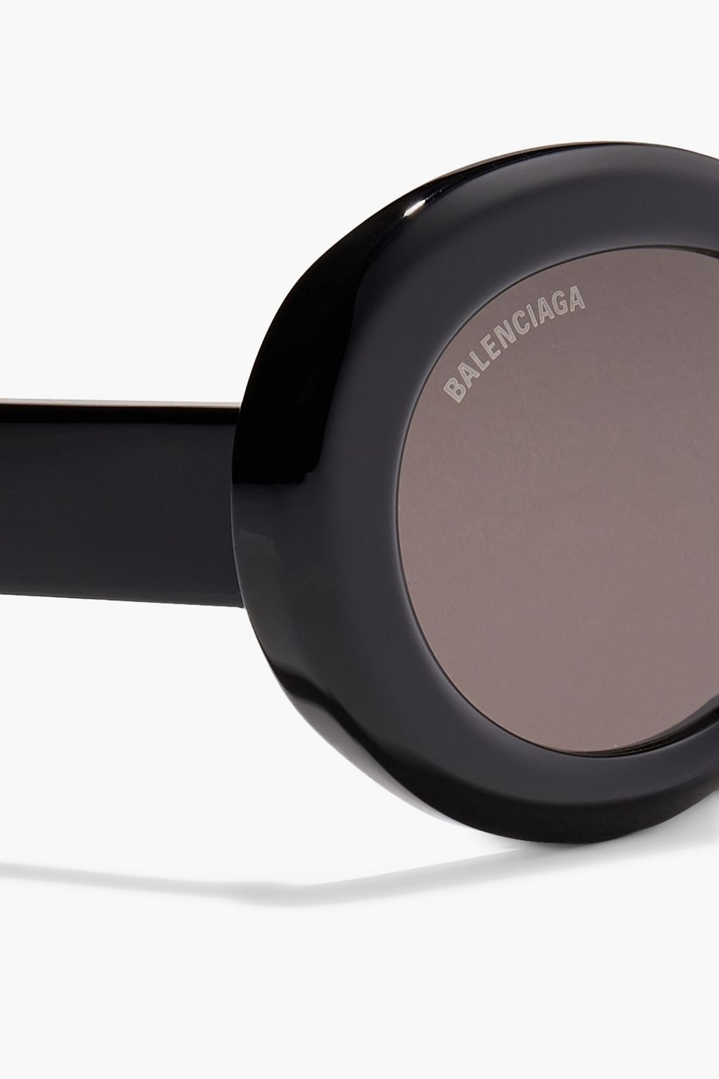 BALENCIAGA Round-frame acetate sunglasses