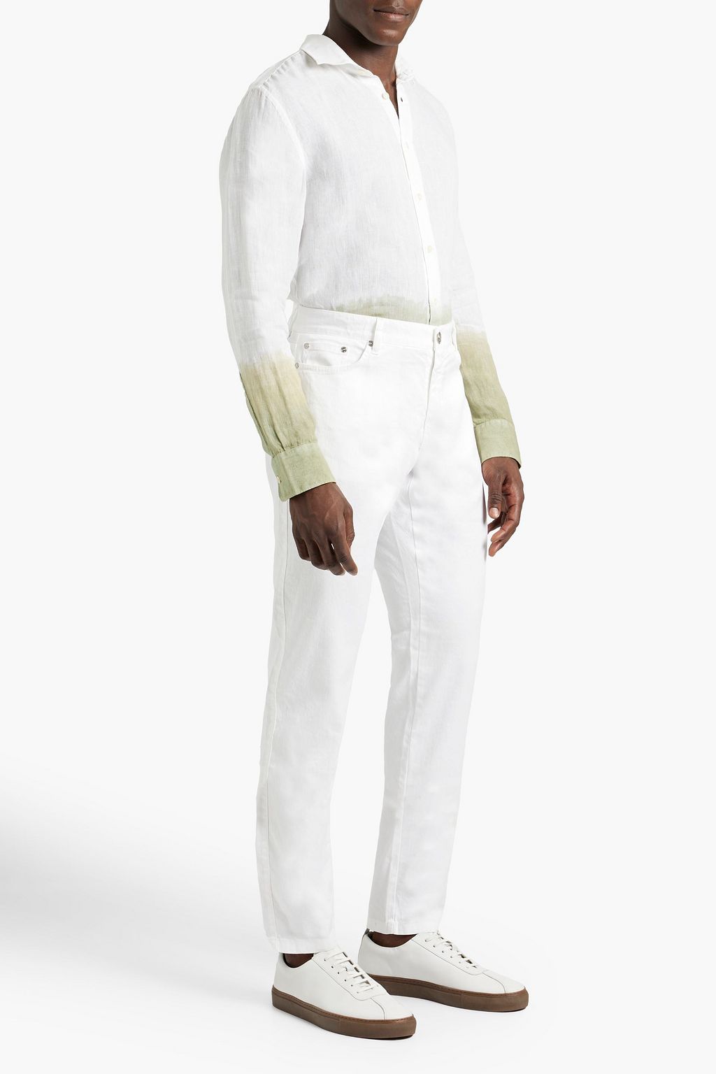 120% LINO Dip-dyed linen shirt