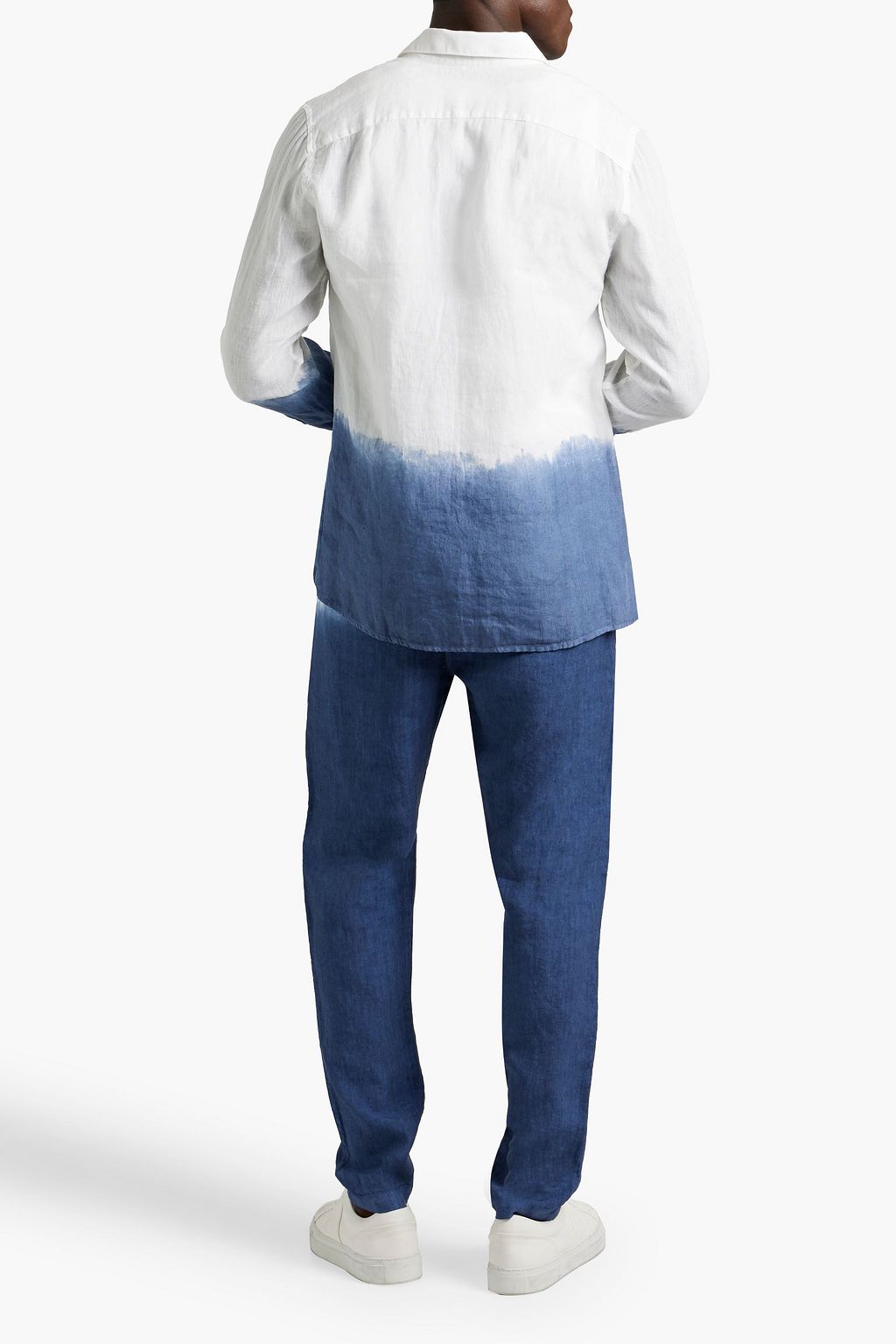 120% LINO Dip-dyed linen shirt