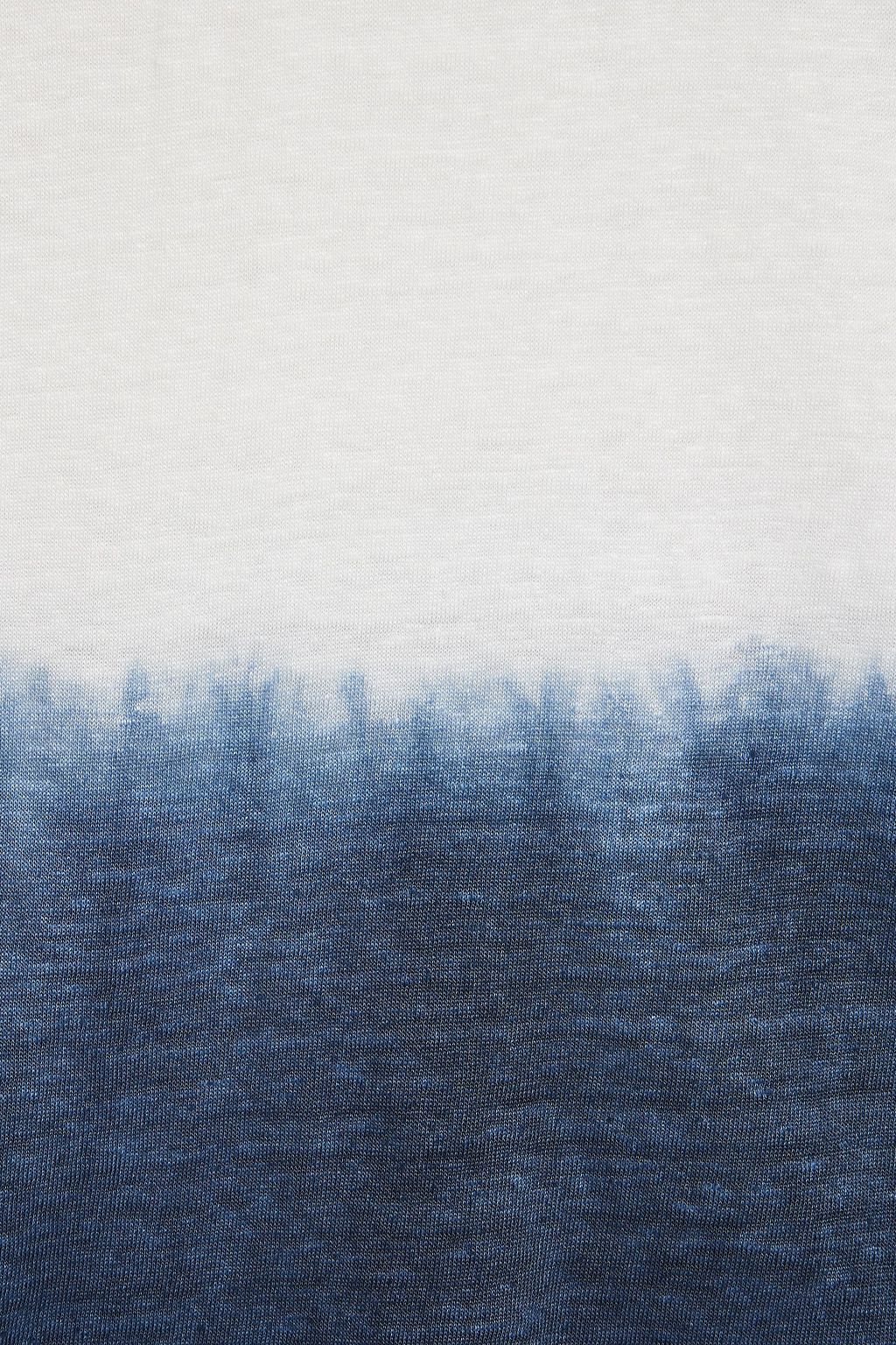 120% LINO Dip-dyed linen-jersey T-shirt