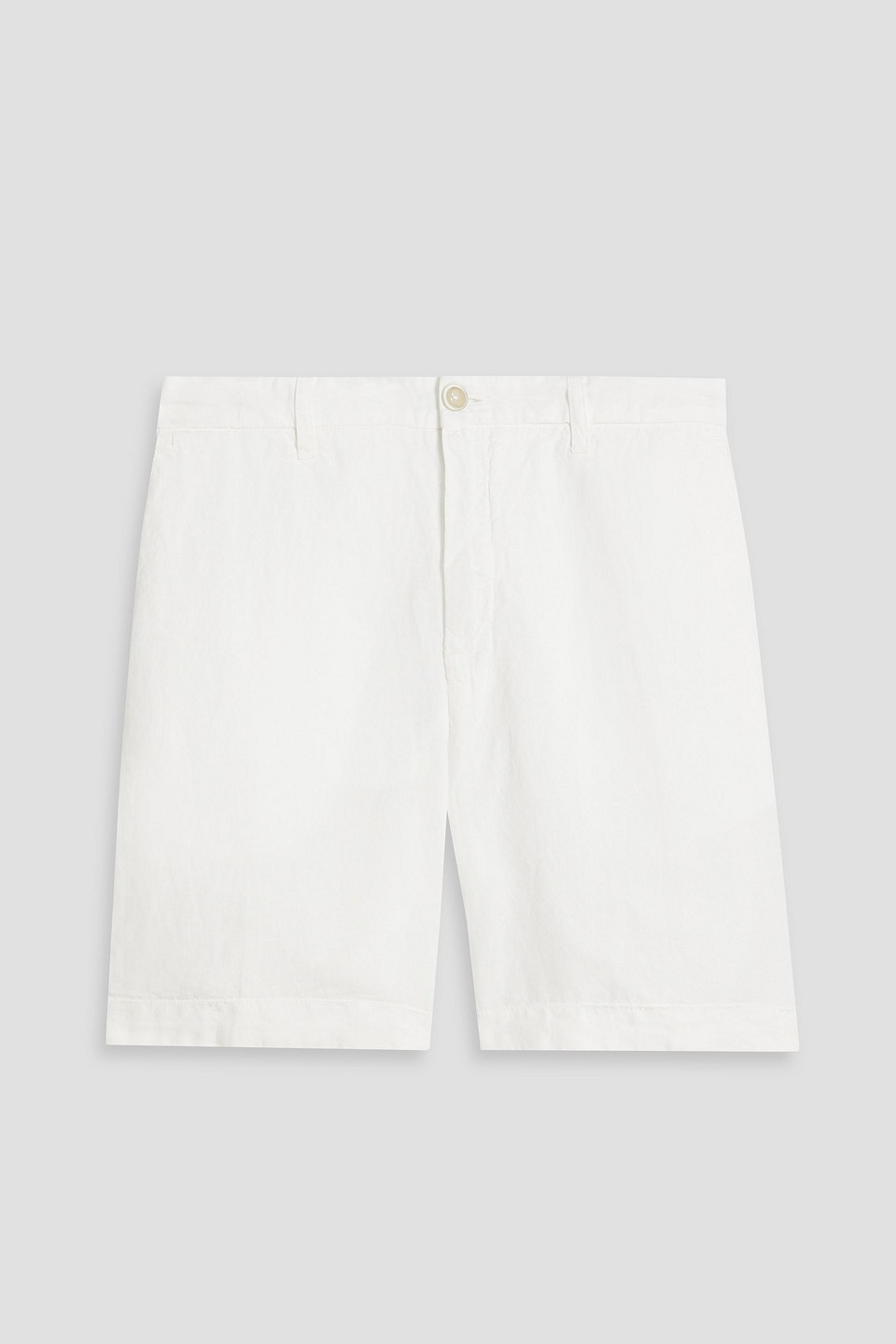 120% Lino Linen Shorts In White