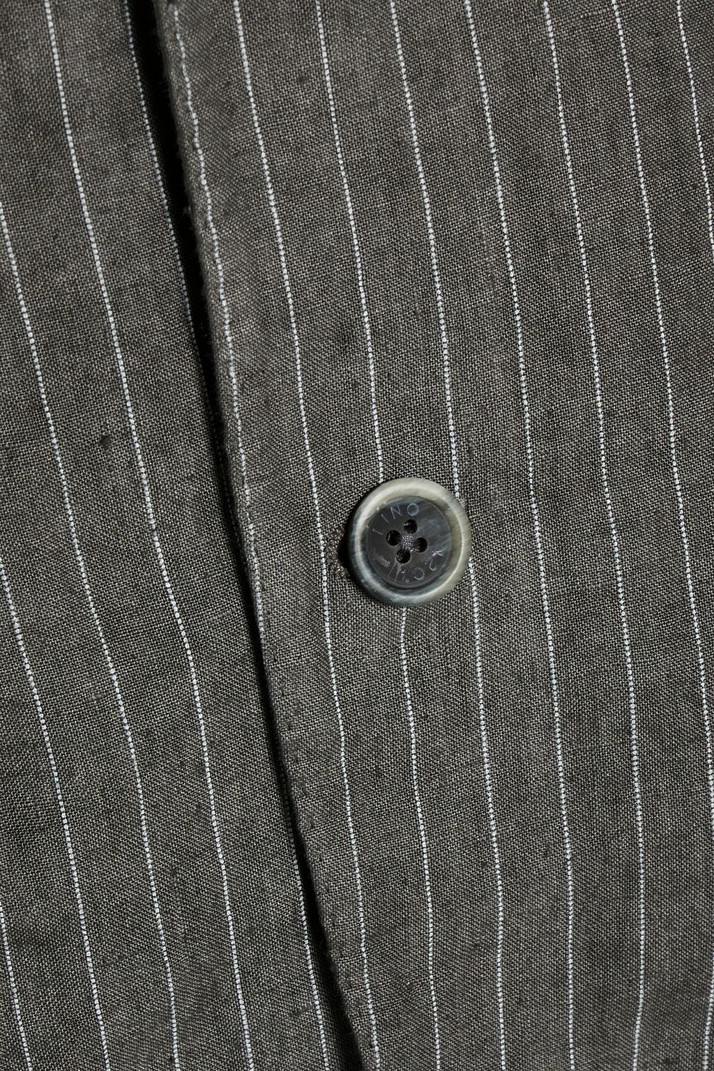 120% LINO Pinstriped linen blazer