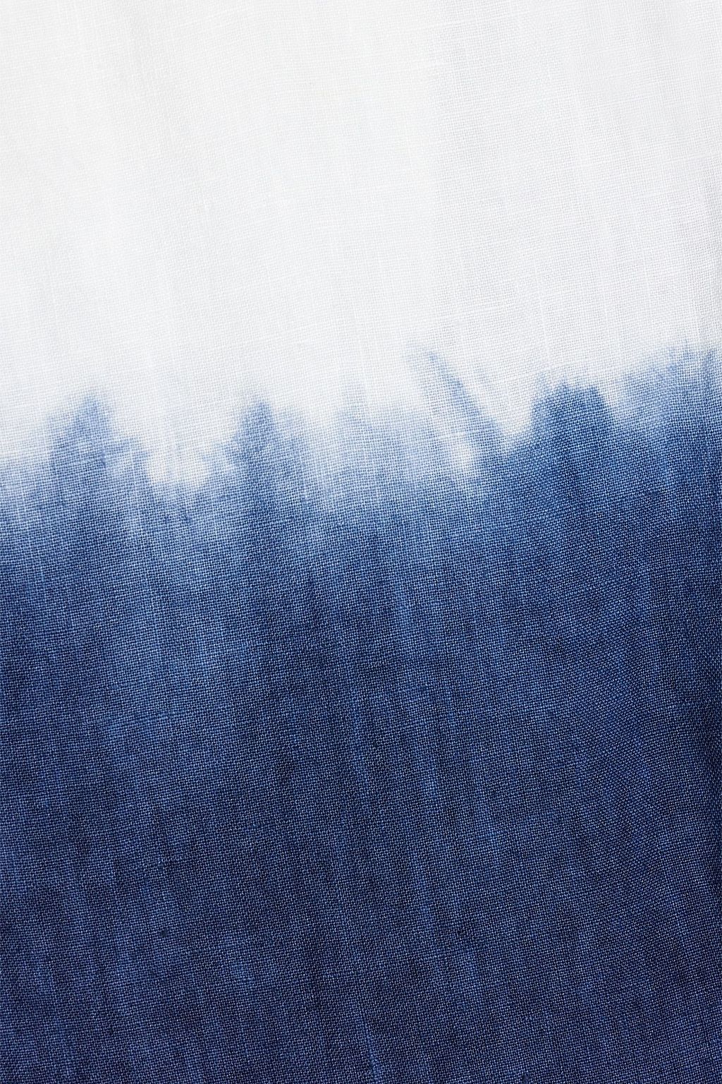 120% LINO Dip-dyed linen and cotton-blend drawstring pants