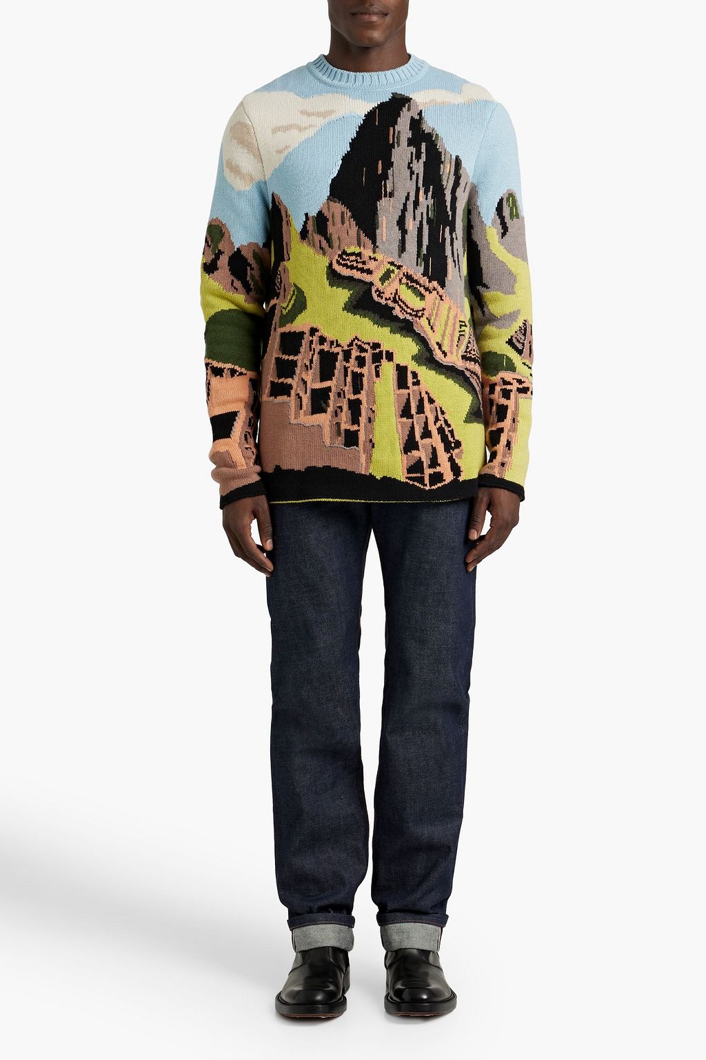 GABRIELA HEARST Xico jacquard-knit cashmere sweater