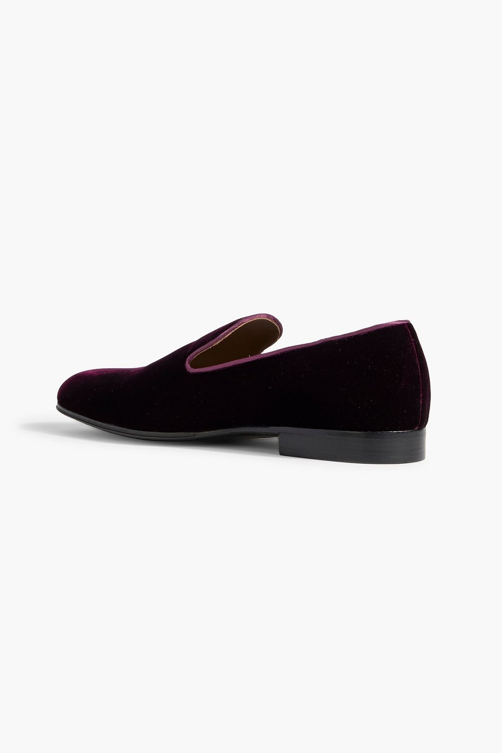 GIANVITO ROSSI Velvet loafers