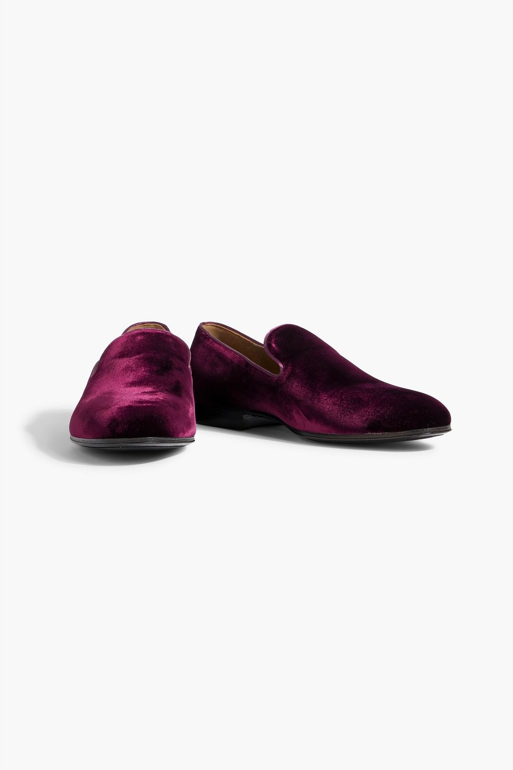 GIANVITO ROSSI Velvet loafers