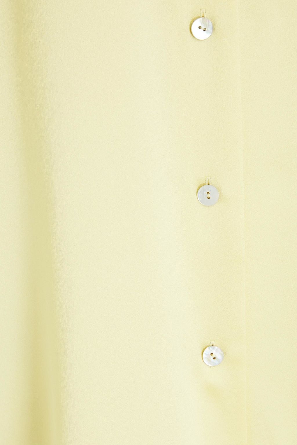 VINCE. Silk-satin crepe shirt
