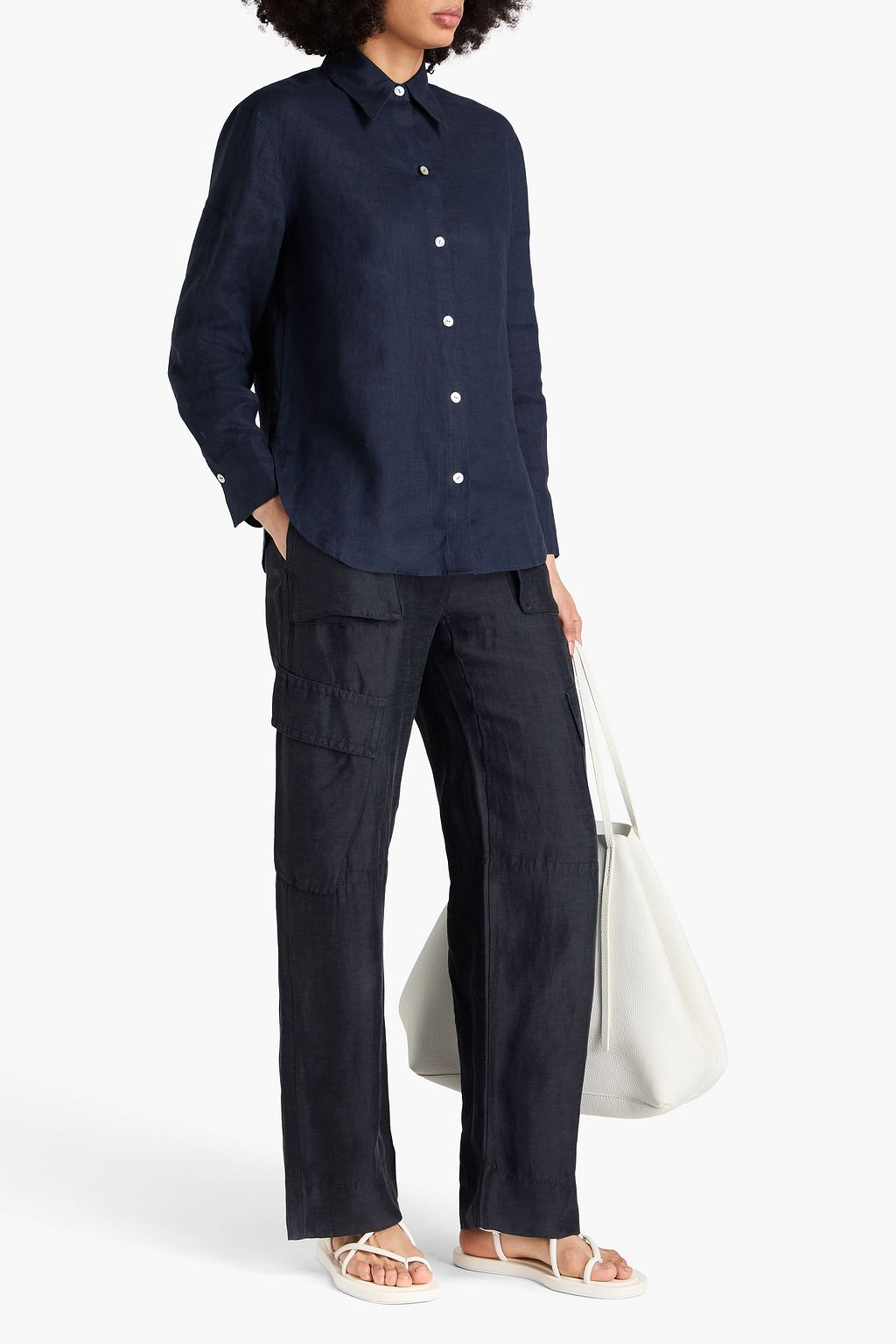 VINCE. Linen shirt