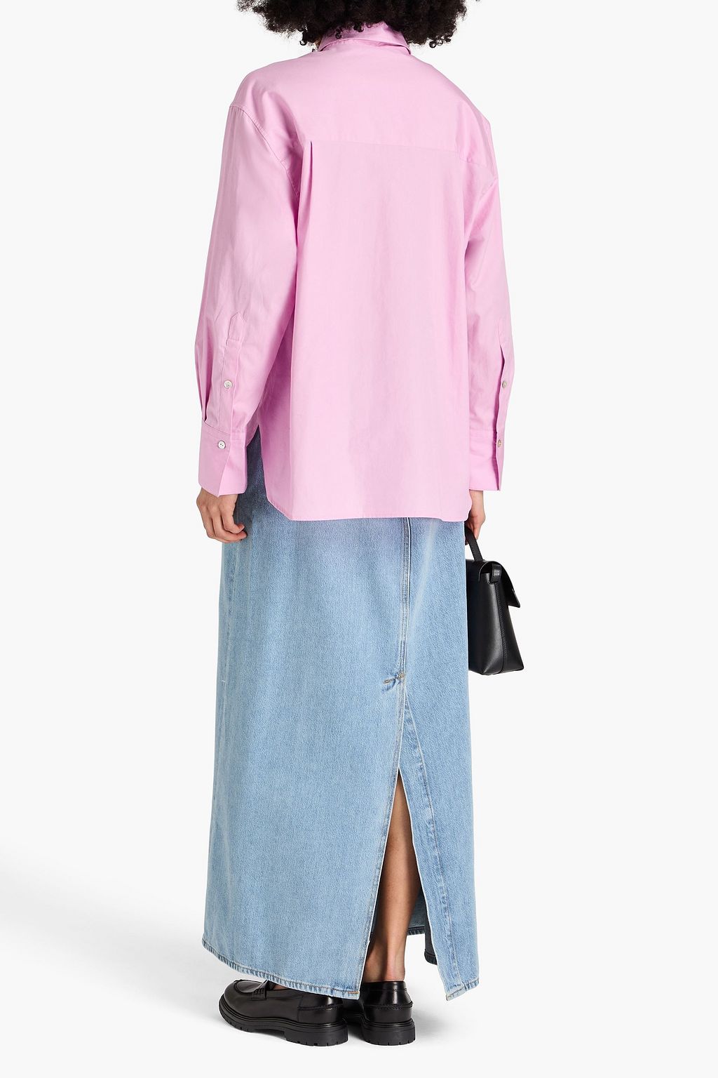 VINCE. Cotton-poplin shirt