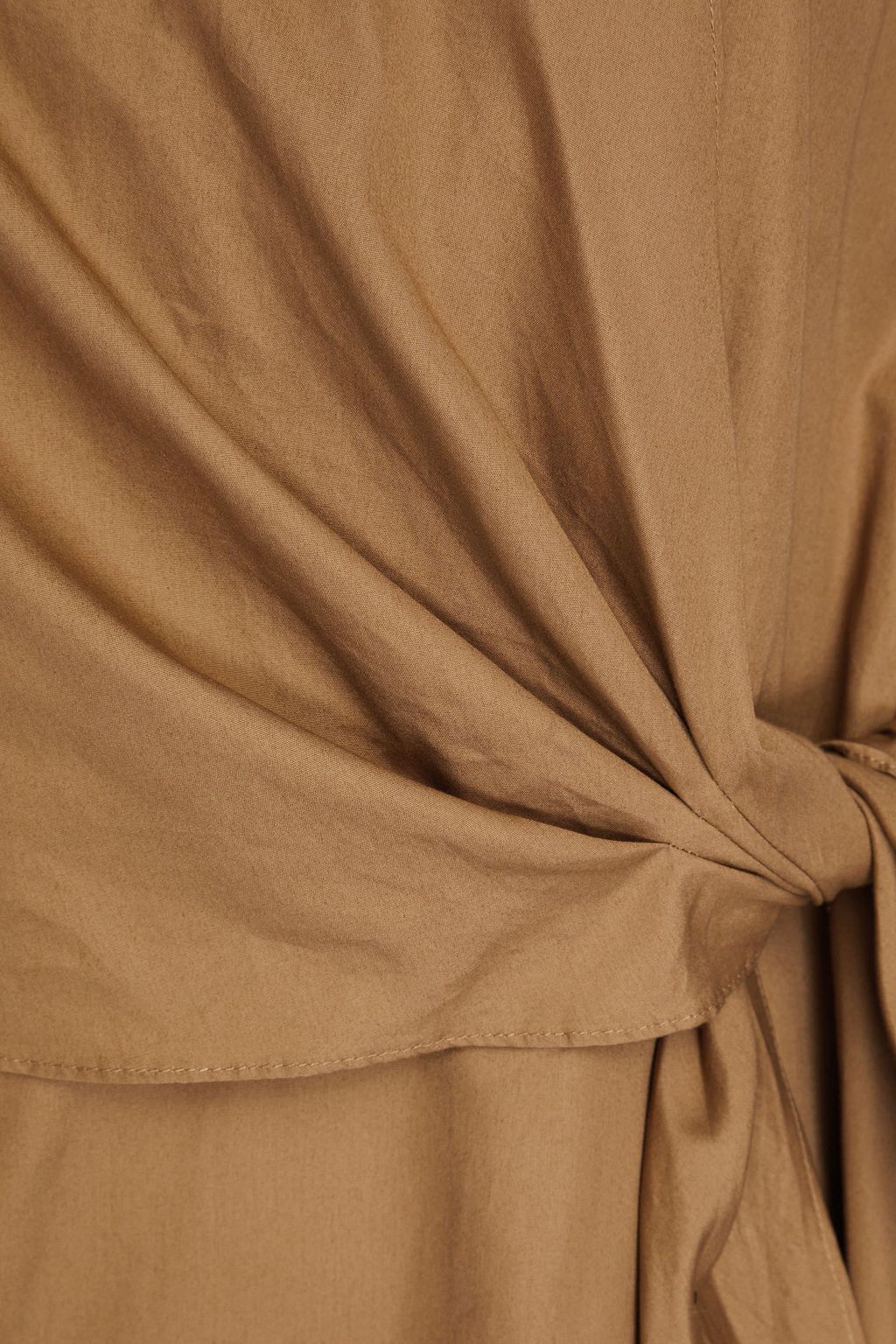 VINCE. Kleid aus Baumwollpopeline mit Wickeleffekt