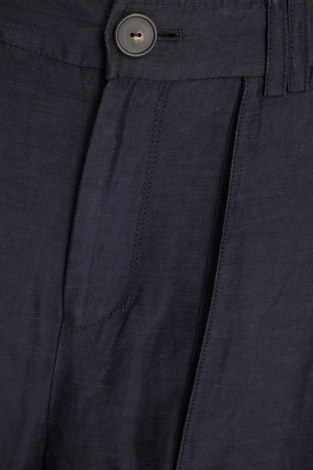 VINCE. Linen-blend cargo pants