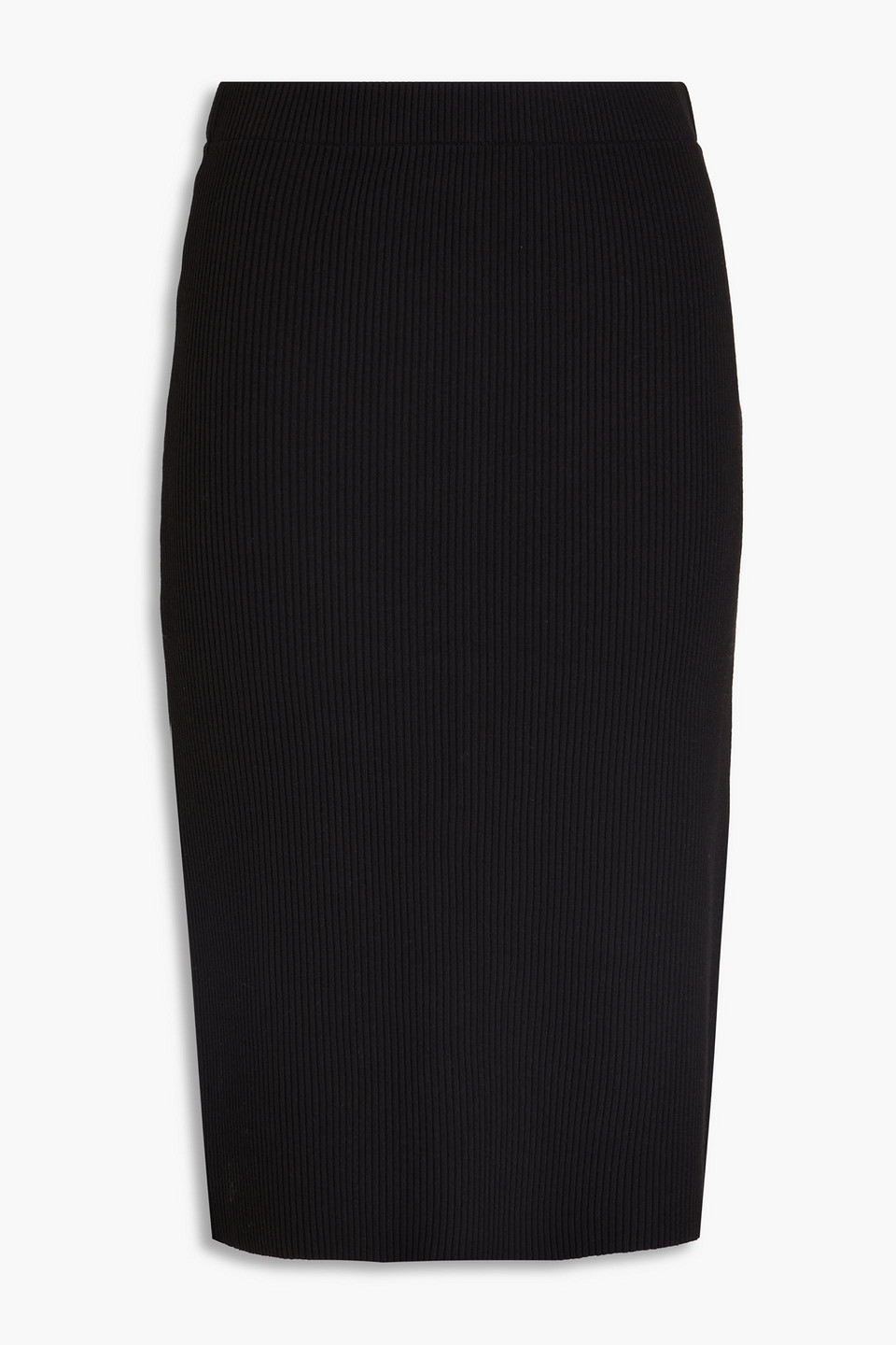 Vince. - Ribbed-knit skirt - Black - XL