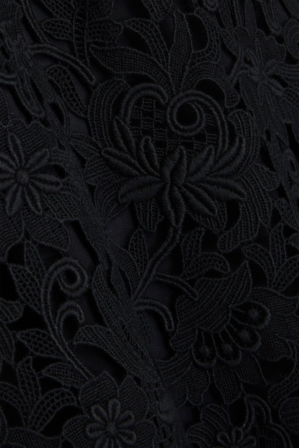 VALENTINO GARAVANI コットン混ギピュールレース ワンピース