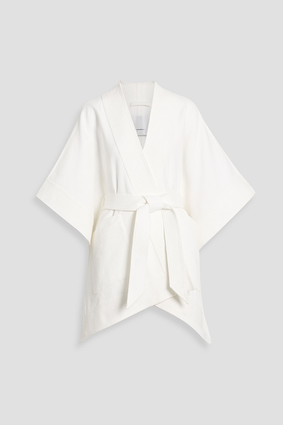 Wardrobe.nyc Textured Cotton Coat In White