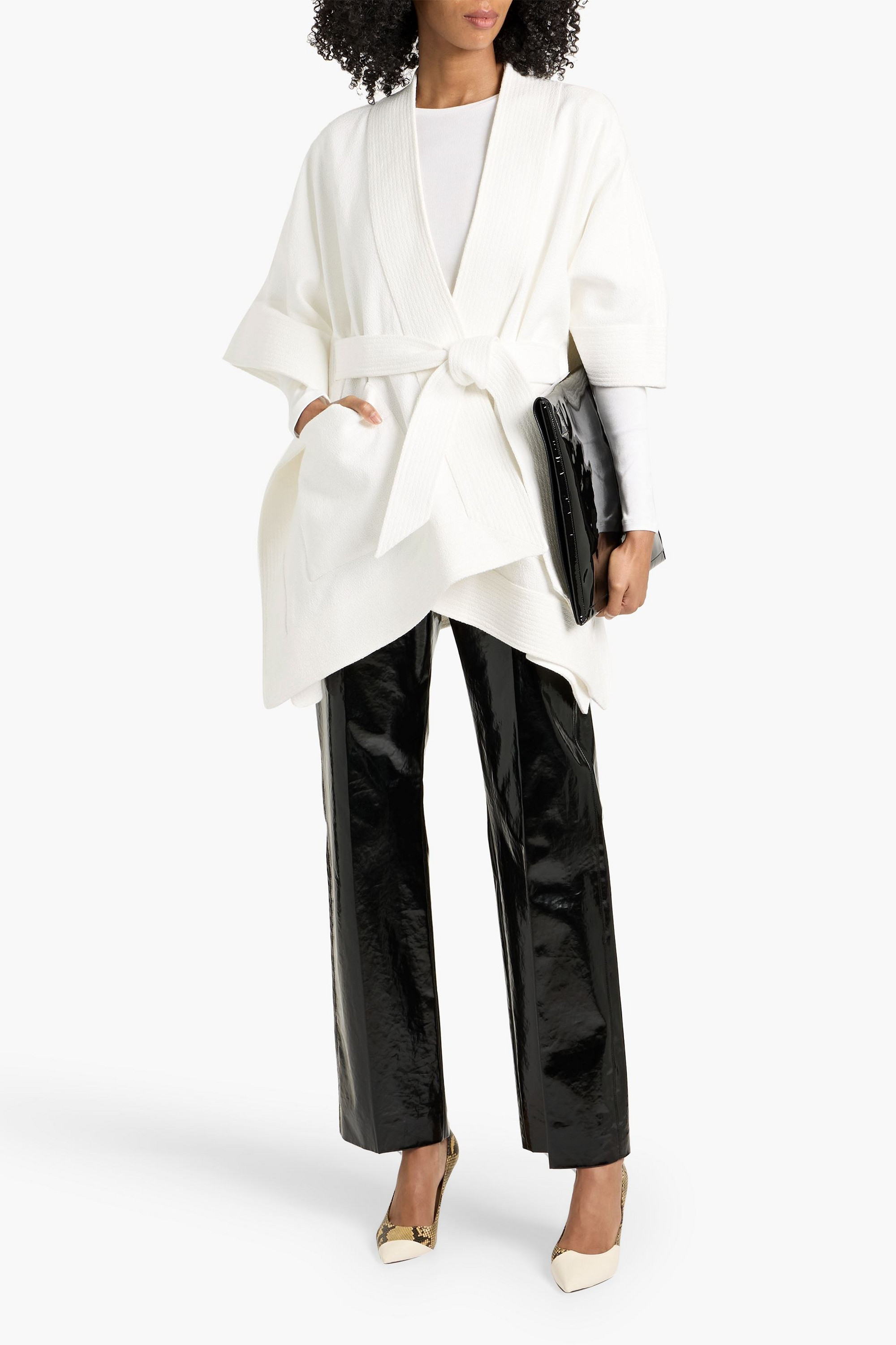 Wardrobe.NYC Textured cotton kimono