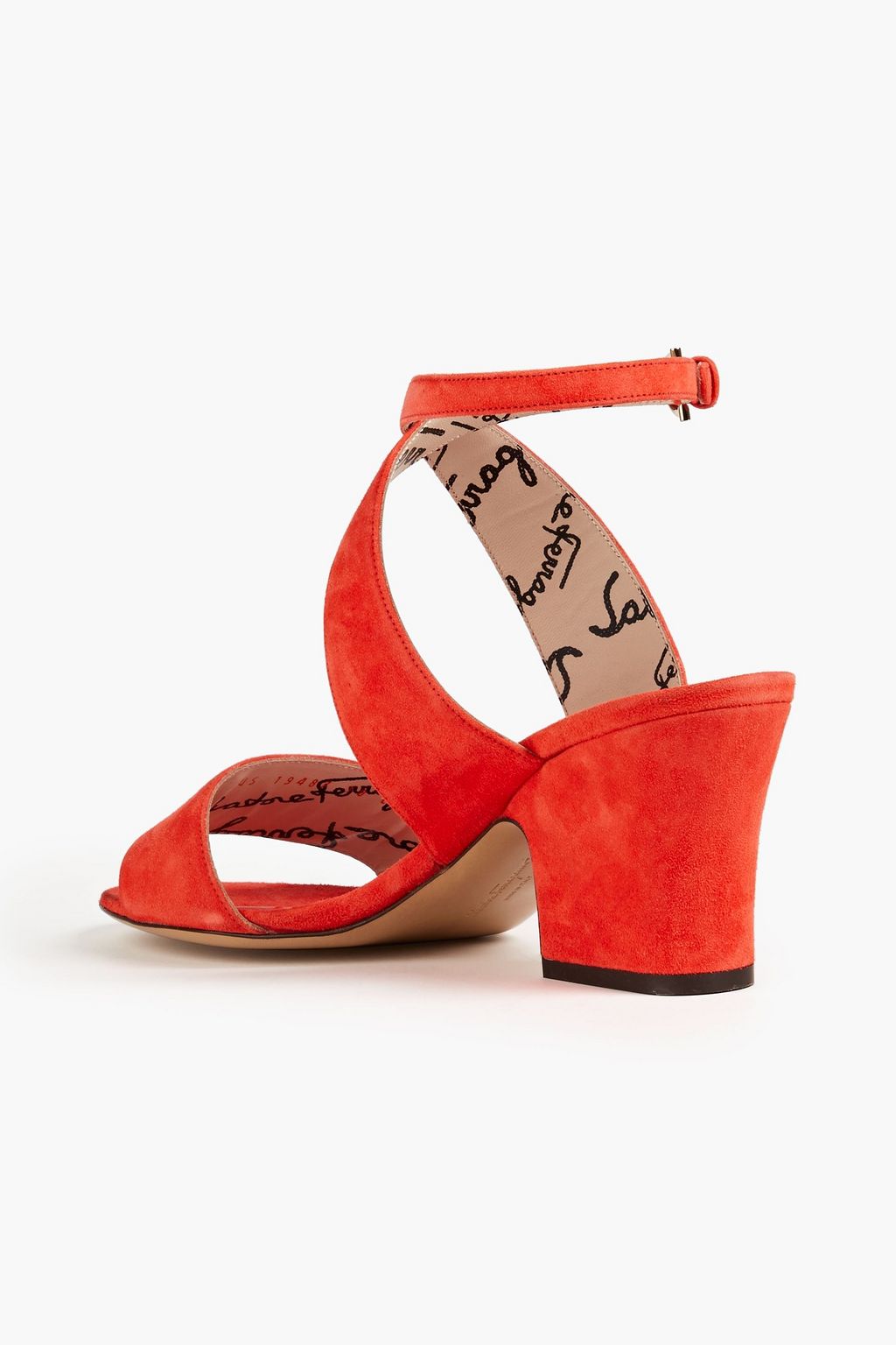 FERRAGAMO صندل ’’شينا’’ مصنوع من جلد السويد