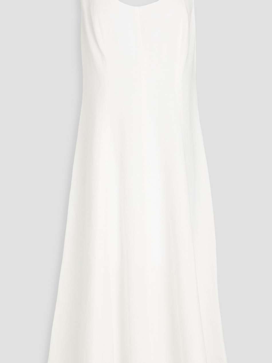 twill midi dress