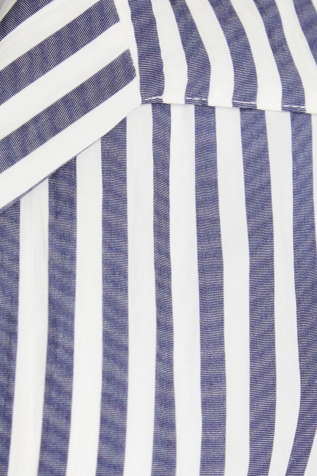 VINCE. Striped TENCEL™-blend shirt