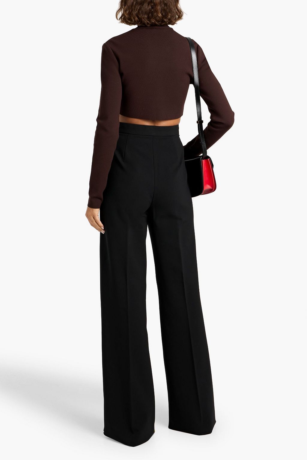 MAX MARA Norcia crepe wide-leg pants