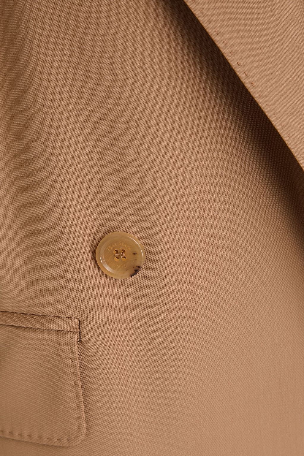 MAX MARA Nebbie doppelreihiger Blazer aus Wolle