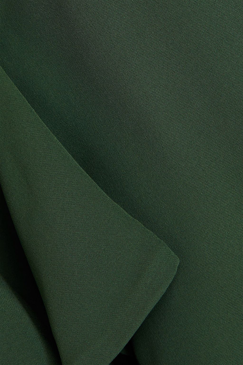 VALENTINO GARAVANI 케이프 이펙트 실크 크레이프 미디 드레스