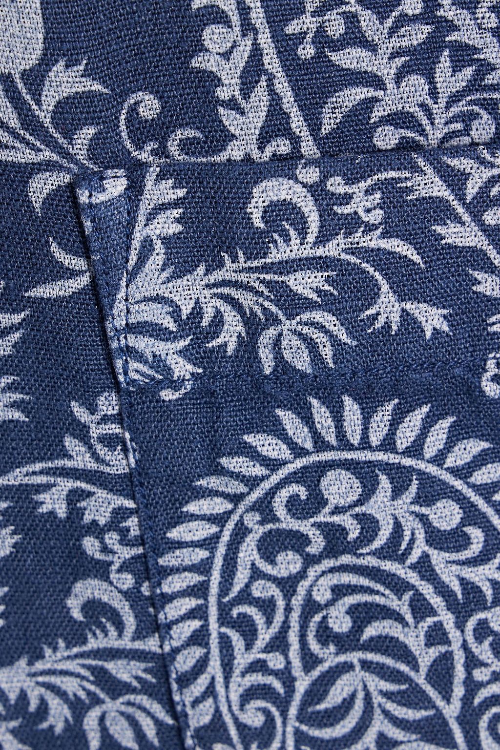120% LINO Paisley-print linen shirt