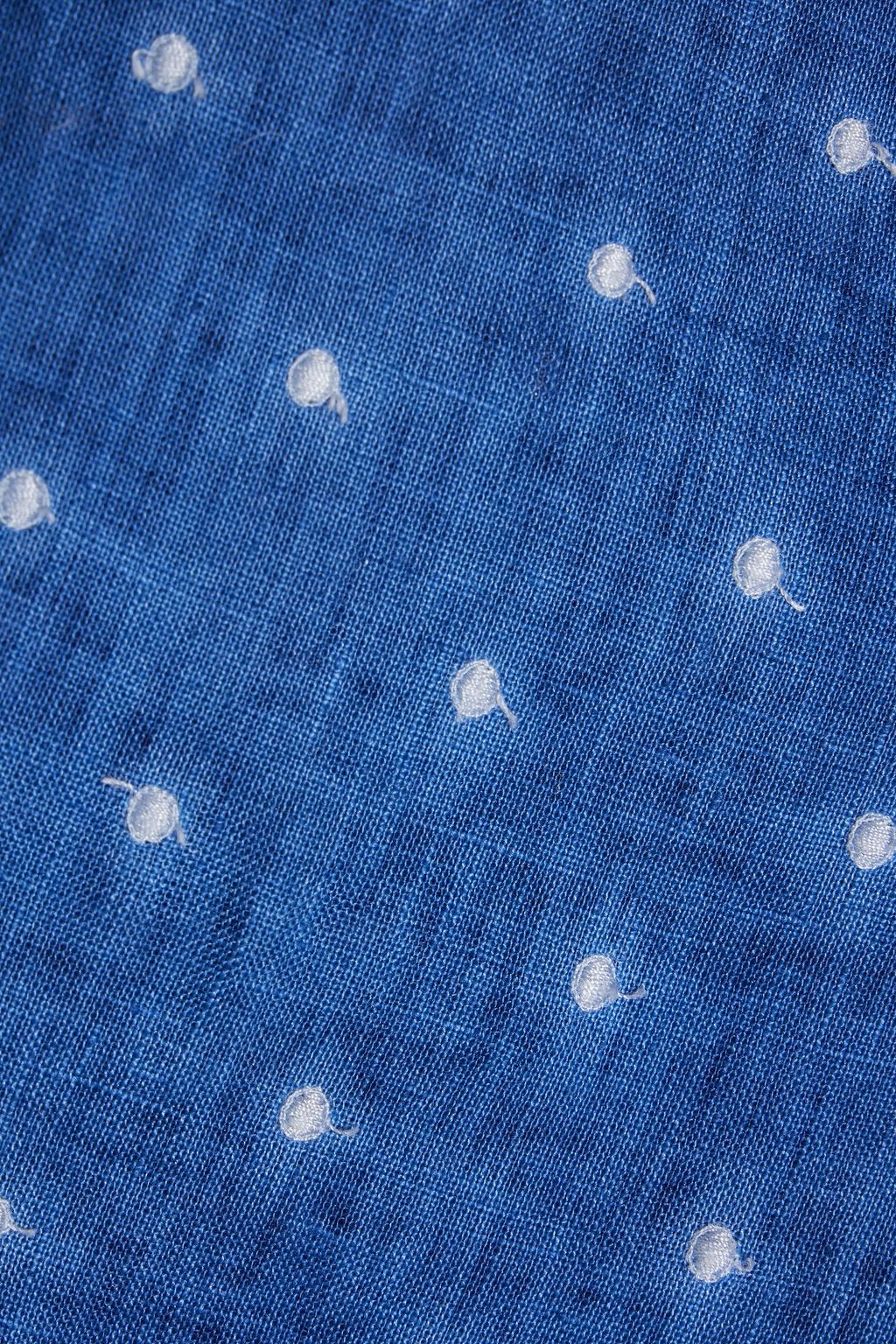 120% LINO Swiss-dot linen shirt