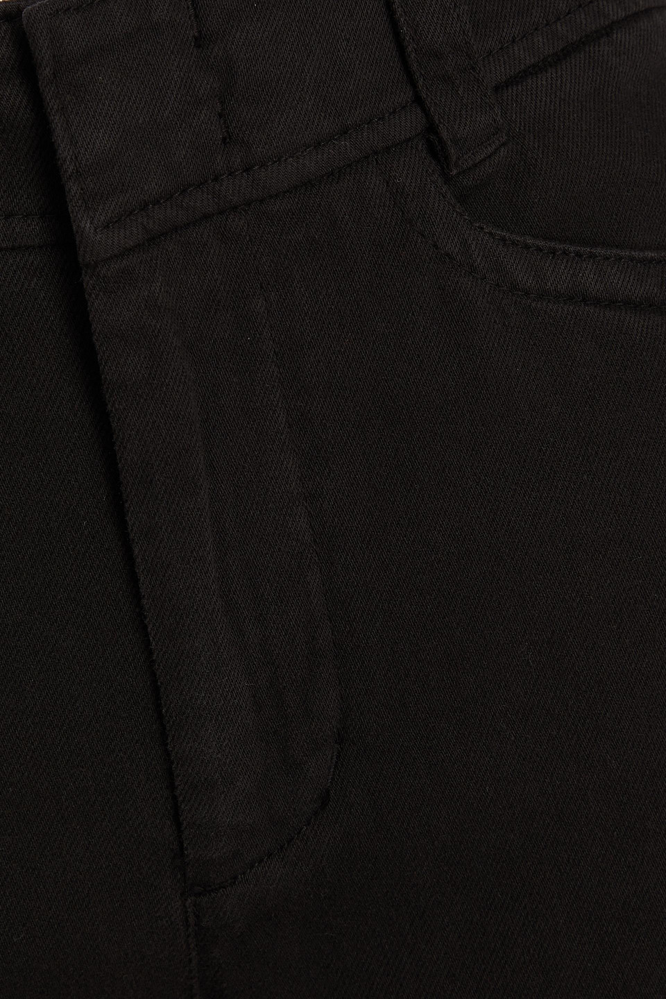 Vince Cotton-gabardine Straight-leg Pants In Black