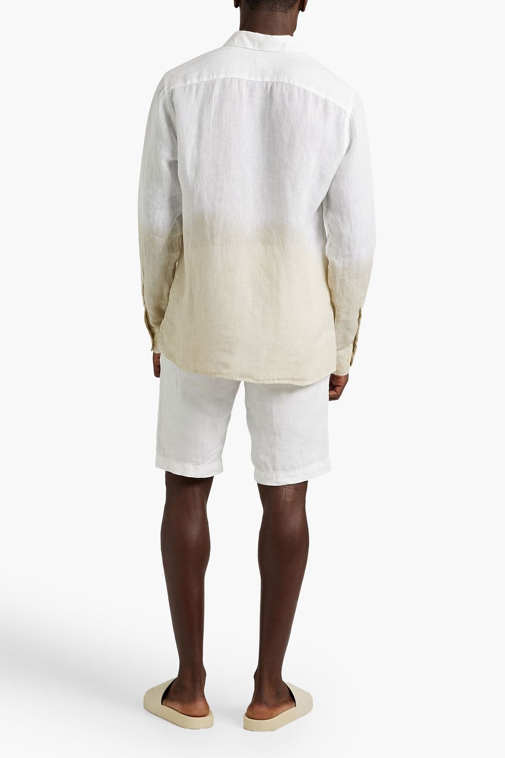 120% LINO Dip-dyed linen shirt