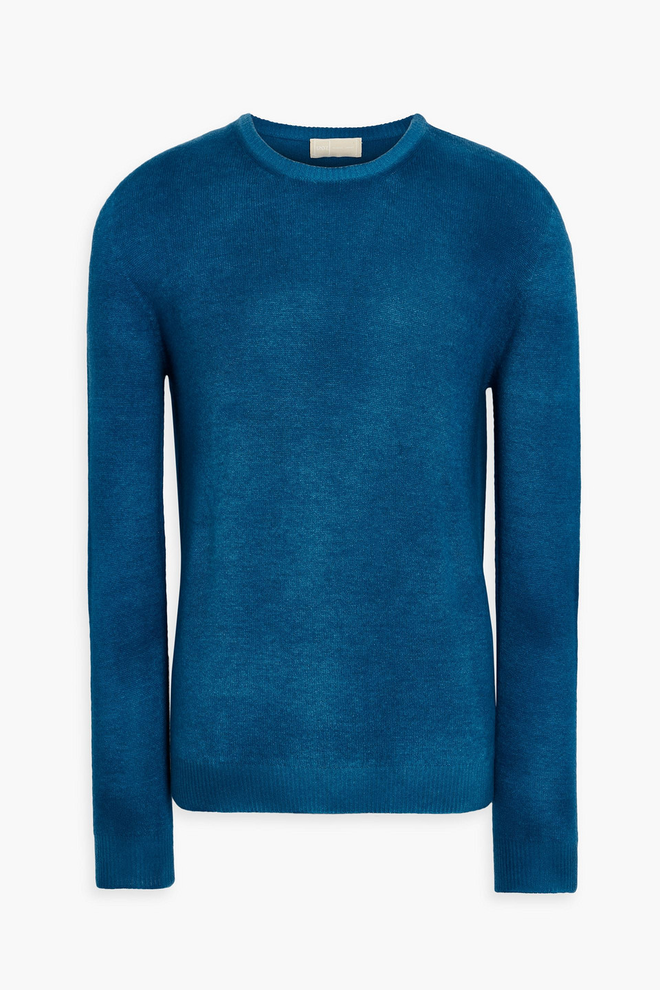 120% Lino Cashmere And Wool-blend Sweater In Bright Blue