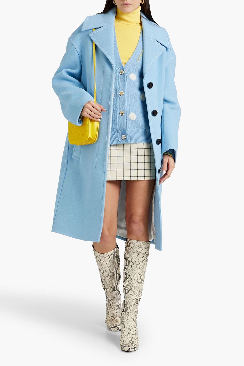 MARNI Wool-blend felt coat | THE OUTNET