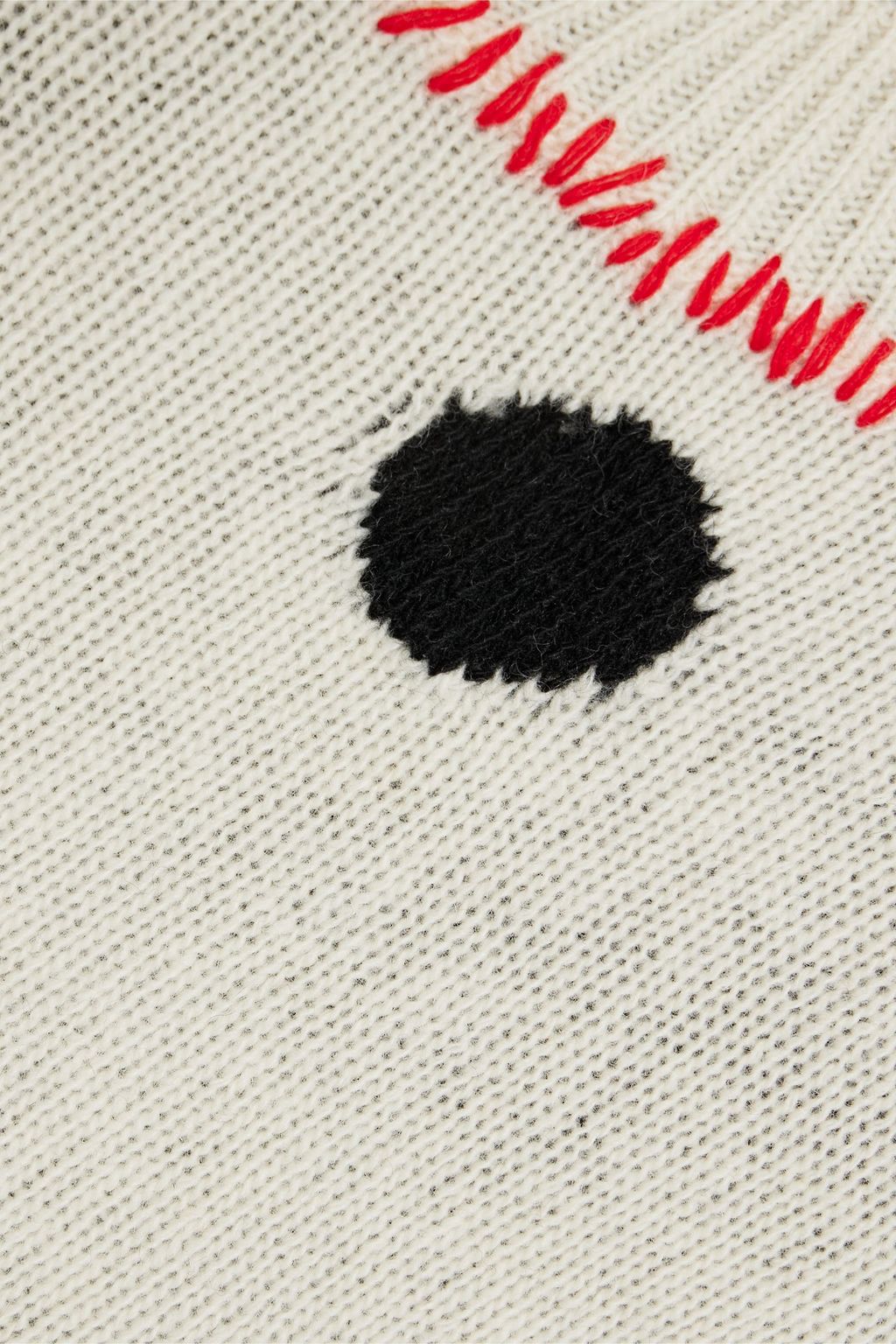 MARNI Polka-dot jacquard-knit wool sweater