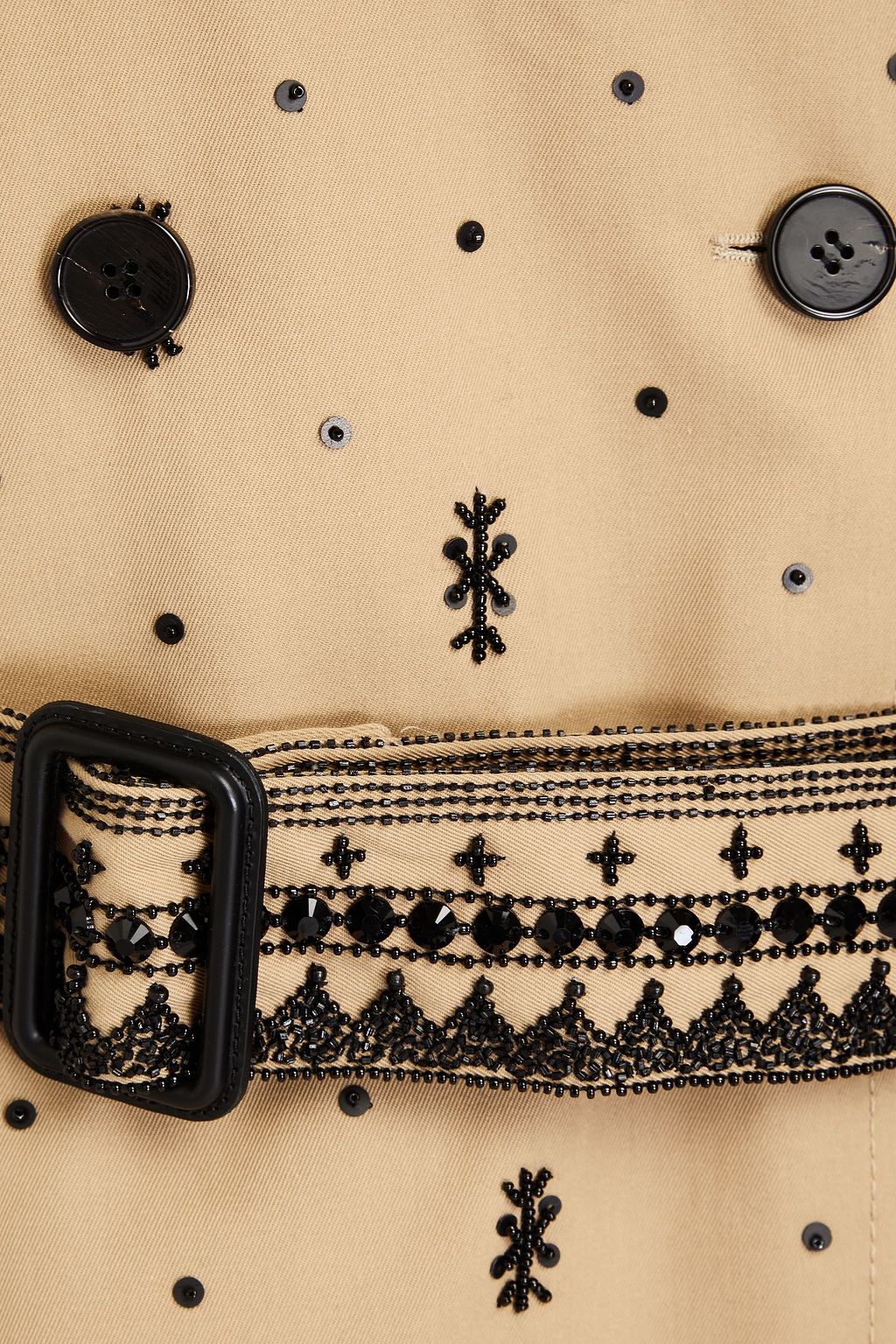 VALENTINO GARAVANI Trenchcoat aus Twill mit Verzierung