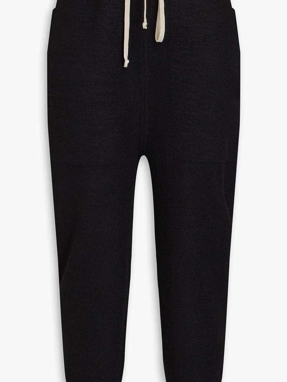 cropped cashmere track pants