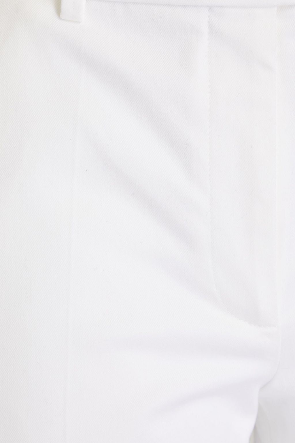 VALENTINO GARAVANI Embellished stretch-cotton twill wide-leg pants
