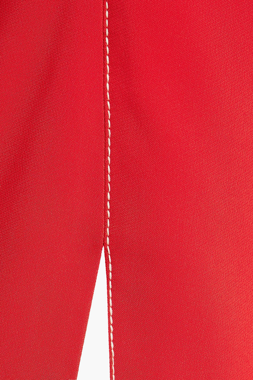 Marni Split Cady Top In Tomato Red